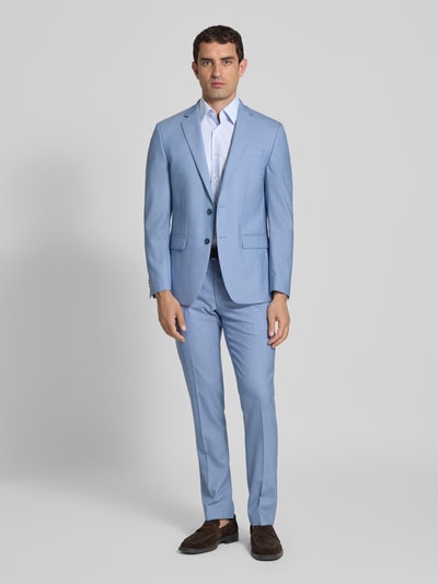 ETERNA Modern fit zakelijk overhemd met 1/2-mouwen Bleu - 1