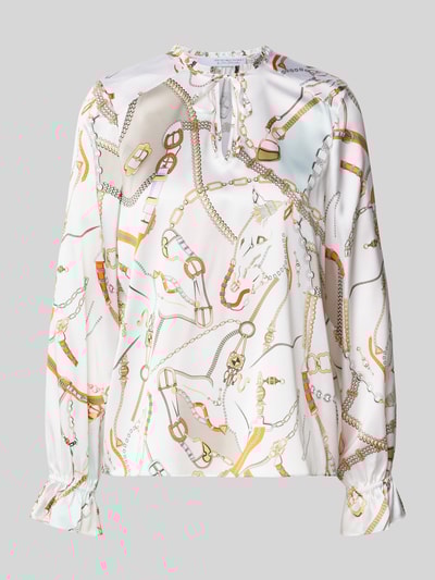 Herzensangelegenheit Regular Fit Seidenbluse mit Stretch-Anteil Offwhite 2