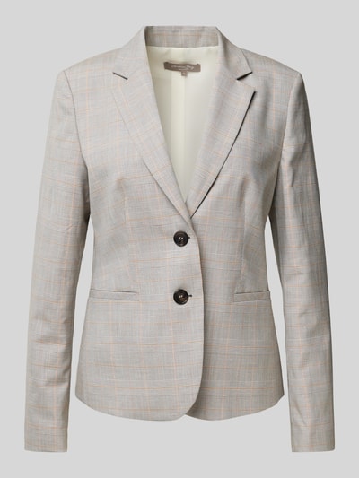 Christian Berg Woman Selection Blazer met reverskraag Lichtgrijs - 2