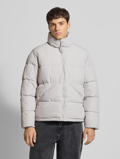 Only & Sons Kurtka pikowana o kroju regular fit ze stójką model ‘PACK’ Jasnoszary 4