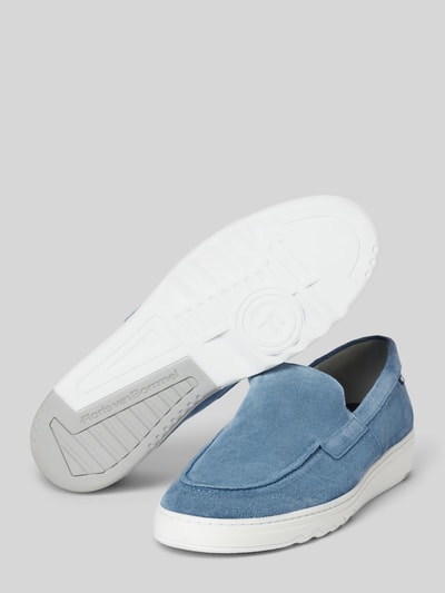 Floris Van Bommel Loafers in Denim-Optik Modell 'De Kupster' Hellblau 4