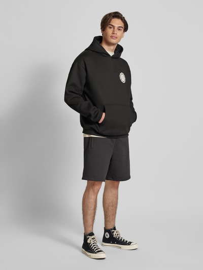 Multiply Apparel Oversized hoodie met kangoeroezak Zwart - 1