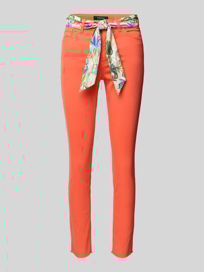 Marc Cain Jeans met stoffen riem Rood - 2