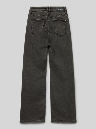 Garcia Straight fit jeans met steekzakken, model 'Ivy' Zwart - 3