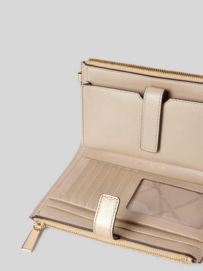 MICHAEL Michael Kors Portemonnaie mit Label-Applikation Modell 'JET SET' Gold 3