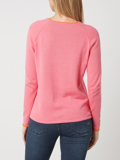 Montego Pullover mit regulierbarem Saum  Pink 5