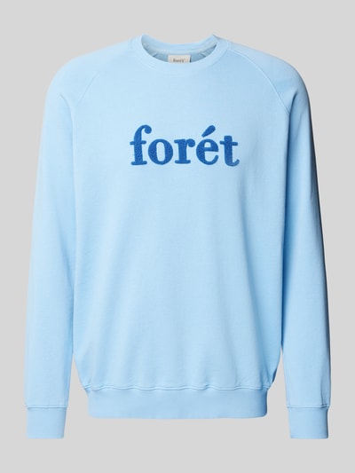 Forét Sweatshirt mit Label-Applikation Modell 'SPRUCE' Bleu 2