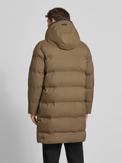 khujo Steppmantel mit Label-Patch Modell 'Caius' Cognac 5