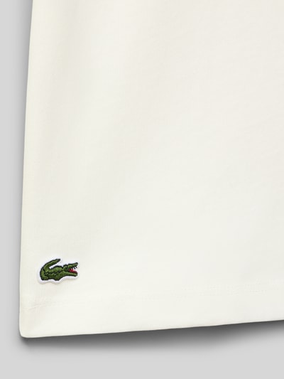 Lacoste Regular Fit T-Shirt aus reiner Baumwolle  Ecru 2