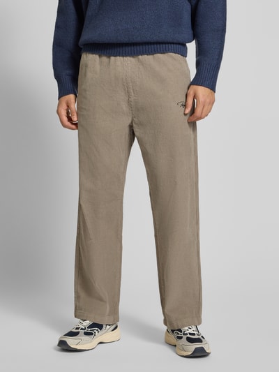 Pegador Stoffen broek met elastische band Lichtgrijs - 4