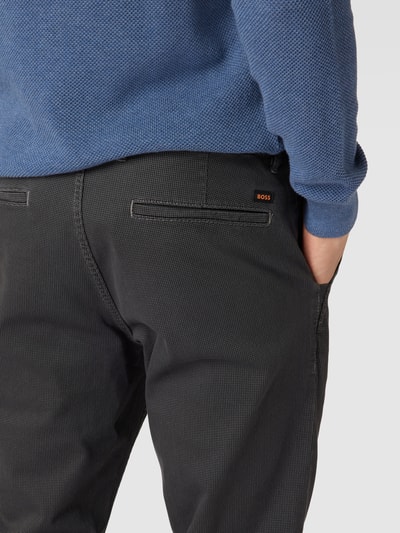 BOSS Orange Slim Fit Chino mit französischen Eingrifftaschen Anthrazit 3
