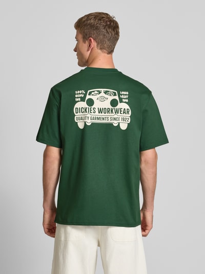 Dickies T-Shirt mit Label-Print Modell 'GORDONSVILLE' Dunkelgruen 5