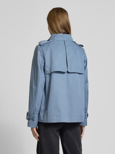 Christian Berg Woman Selection Trenchcoat mit Ärmelriegeln und Eingrifftaschen Rauchblau 5