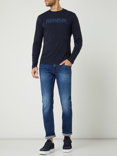 Tommy Hilfiger Straight fit jeans met stretch, model 'Denton' Blauw - 1