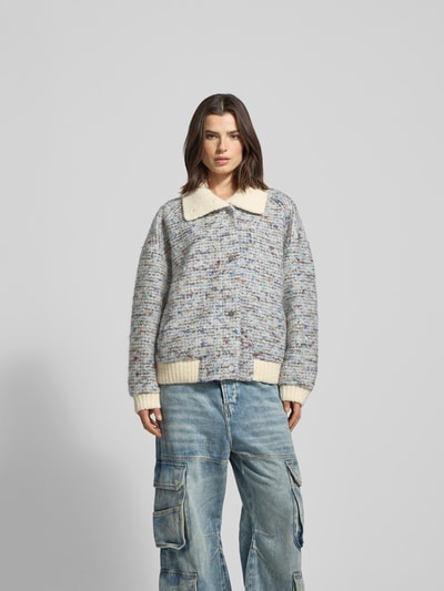 Iro Strickjacke mit Knopfleiste Ecru 4
