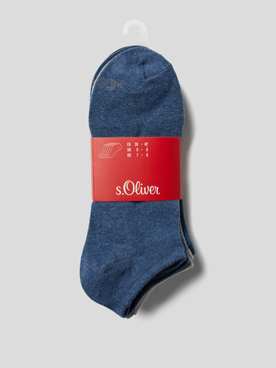 s.Oliver RED LABEL Sneakersokken, set van 5 paar Blauw - 7