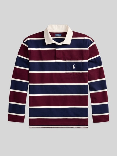 Polo Ralph Lauren Relaxed Fit Sweatshirt aus reiner Baumwolle Bordeaux 2