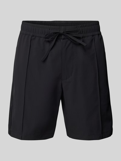 Balr. Regular Fit Shorts mit fixierten Bügelfalten Modell 'Hex-Series' Black 2