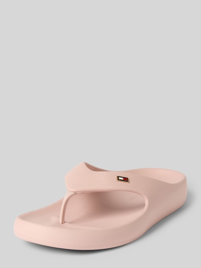 Tommy Hilfiger Vorgeformter Zehentrenner mit Logo-Detail Rose 1
