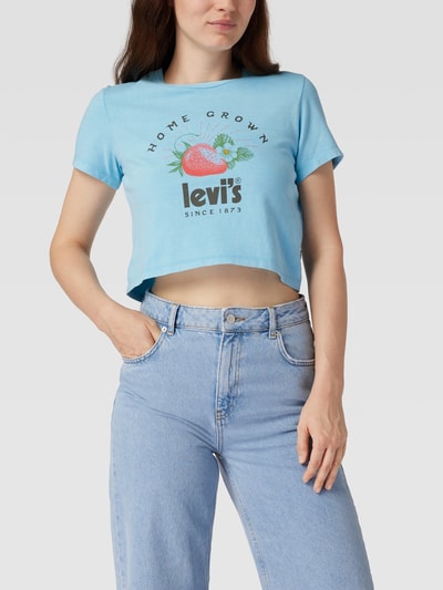 Levi's® T-Shirt mit Motiv-Print Bleu 4