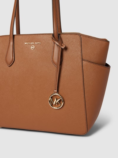 MICHAEL Michael Kors Tote bag met insteekvakken opzij, model 'MARILYN' Cognac - 3