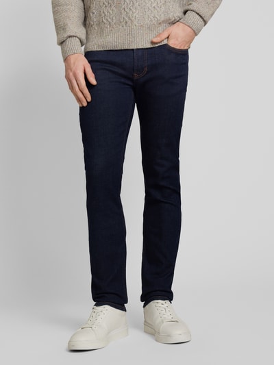 MAC Slim fit jeans in 5-pocketmodel, model 'Arne' Blauw - 4