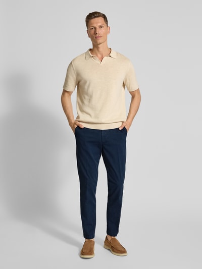BOSS Slim Fit Chino mit Gesäßtaschen Modell 'Kaiton' Marine 1