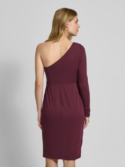 Lauren Ralph Lauren Knielanges Cocktailkleid mit Cut Out Modell 'KASHERN' Bordeaux 5