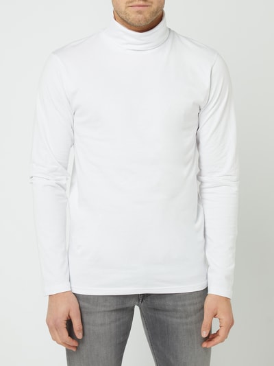 !Solid Longsleeve mit Rollkragen Weiss 4