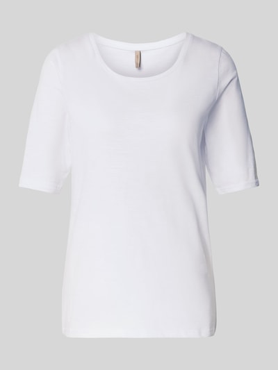 Soyaconcept T-Shirt mit Rundhalsausschnitt Modell 'Babette' Weiss 2