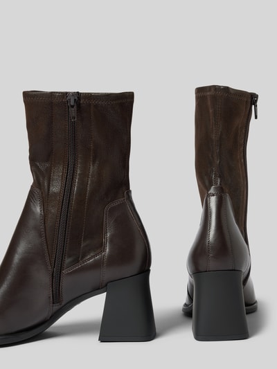 Vagabond Botki z naturalnej skóry bydlęcej model 'HEDDA' Czekoladowy 2