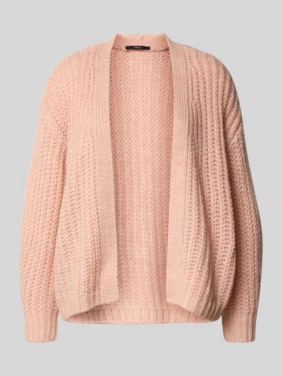 Zero Cardigan met ontspannen pasvorm in open vorm Abrikoos - 2