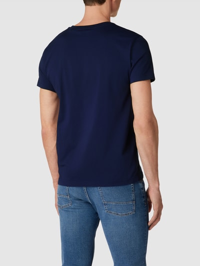 Gant T-Shirt mit Label-Print Modell 'Archiv Shield' Marine 5