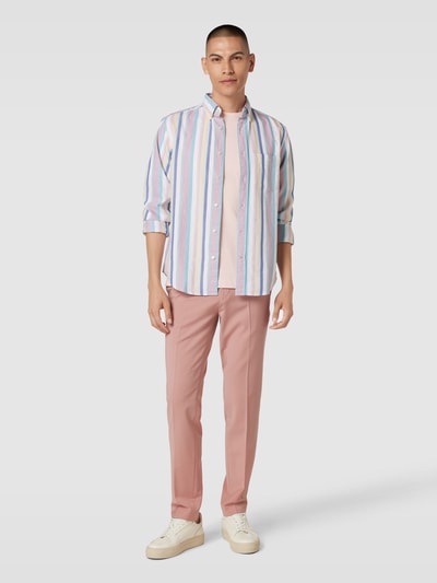 Gant T-Shirt aus Baumwolle mit Label-Detail Rosa 1