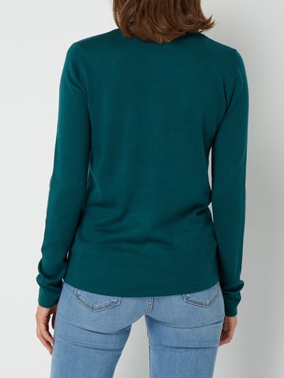 Tom Tailor Pullover mit abgerundetem V-Ausschnitt  Bottle 4