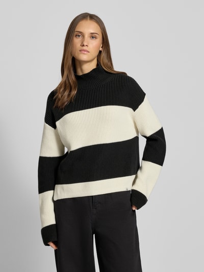 Calvin Klein Jeans Strickpullover mit Rollkragen Black 4