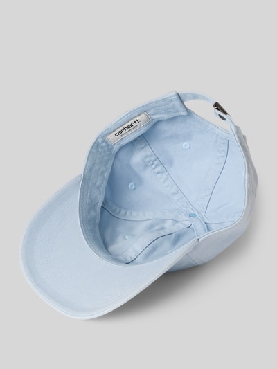 Carhartt Work In Progress Basecap mit Label-Stitching Hellblau 2