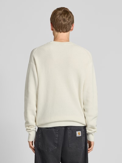 Calvin Klein Jeans Gebreide pullover met labelpatch Offwhite - 5