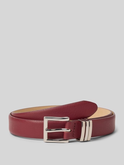 Weinmann Gürtel aus Nappaleder mit Dornschließe Bordeaux 1