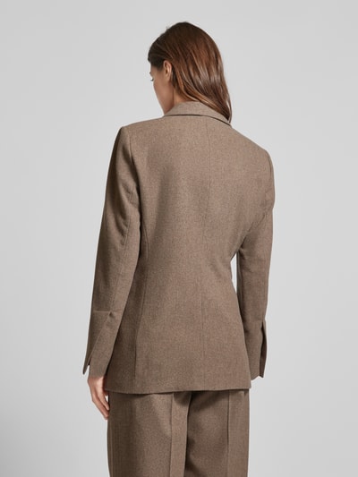 Marc O'Polo Langer Blazer mit kleiner Brusttasche Taupe 5