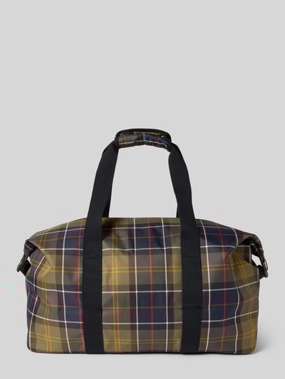 Barbour Weekendtas met all-over motief, model 'TORRIDON' Olijfgroen - 4