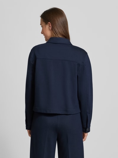 More & More Regular Fit Blazer aus Viskose-Mix Marine 5