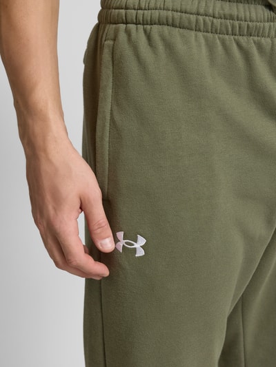 Under Armour Sweatpants mit elastischem Bund Oliv 3