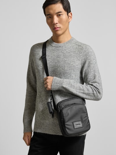 CK Calvin Klein Handtas met verstelbare schouderband en labelpatch Zwart - 1
