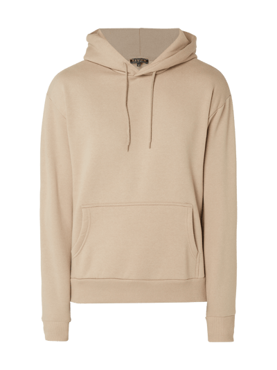 REVIEW Hoodie mit Känguru-Tasche Beige 2