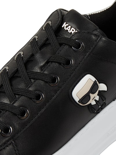 Karl Lagerfeld Sneaker aus Leder Modell 'Kapri' Schwarz 2