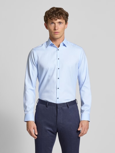 Jake*s Regular Fit Business-Hemd mit Kentkragen Bleu 4