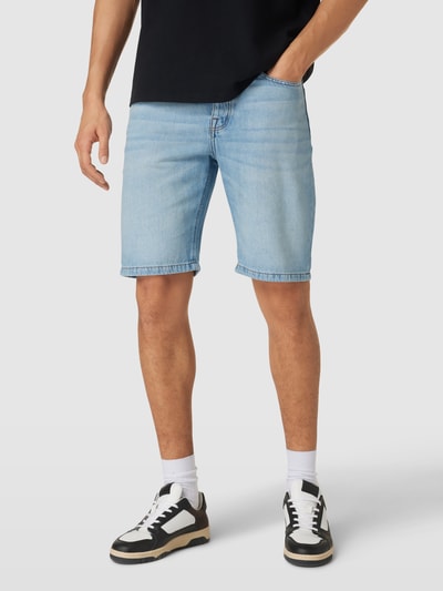 REVIEW Jeansshorts mit 5-Pocket-Design Hellblau 4