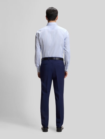 BOSS Slim Fit Businesshemd aus Baumwoll-Mix Modell 'HANK-SP' Blau 5