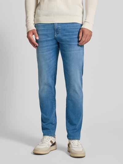 BOSS Orange Regular Fit Jeans aus Baumwoll-Mix Modell 'RE. MAINE BO' Hellblau 4